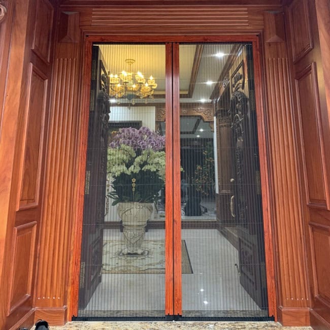 Thi công cửa lưới chống muỗi